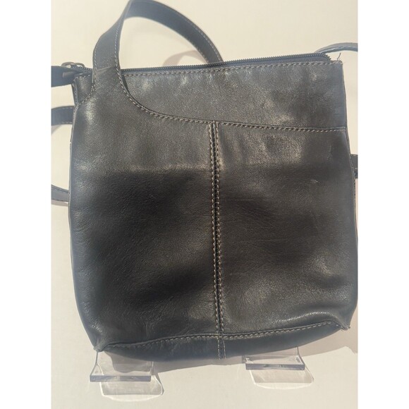 Fossil Jolie Black Soft Leather Crossbody Bag Adjustable Shoulder Strap - Picture 6 of 14